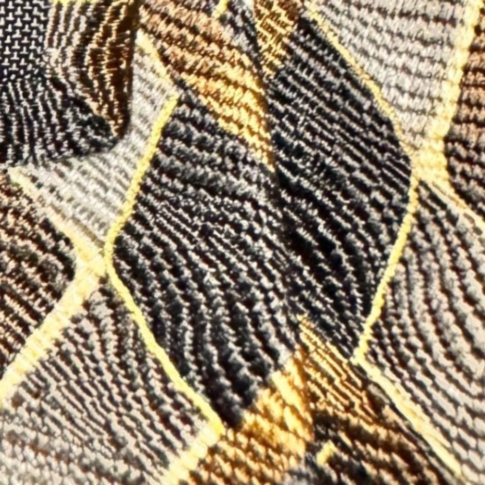 Vintage Louis‎ Roth Mens 100% Silk Geometric Pattern Necktie 90s Y2K Business